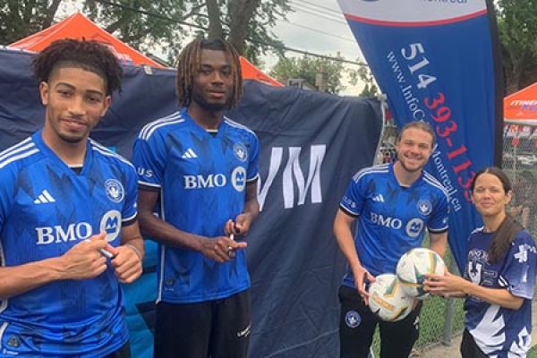 Des joueurs de l’Impact présents à la finale de soccer du PDQ 39